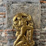 Art Deco ceramic bas-relief