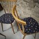 Lot of 6 bistro bar chairs from the 1960s