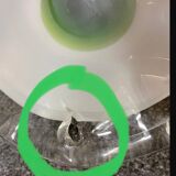 Italian murano glass disc chandelier, 1970s