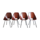 Vittorio Nobili for Fratelli Tagliabue Italian Medea dining chairs, 1950s