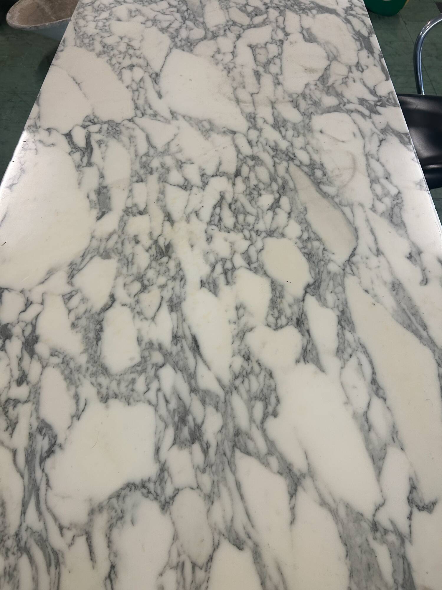 Marble and metal table by Florence Knoll 1960