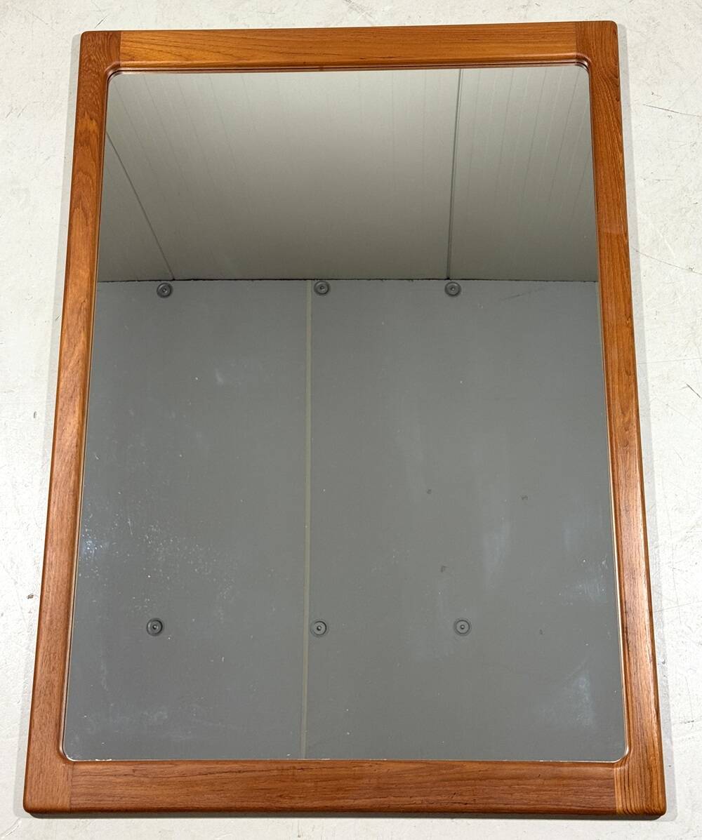 Silkeborg XL teak wall mirror, Denmark