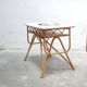 Bureau vintage en rotin