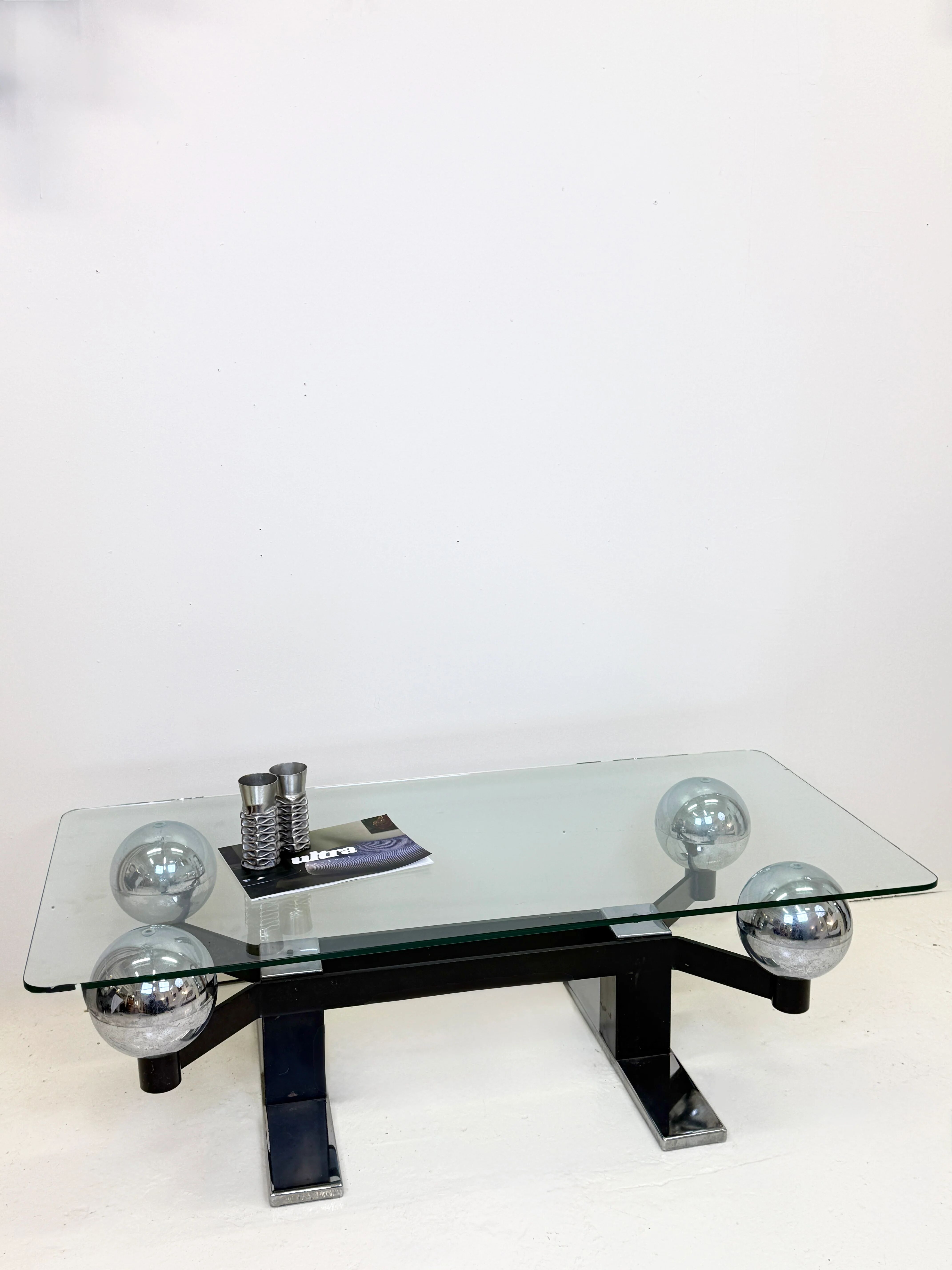 Sputnik coffee table - Space Age, 1970s