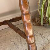 Wooden stool tripod vintage