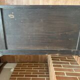 Louis XVI style chest of drawers, spinning top legs - transition style marquetry