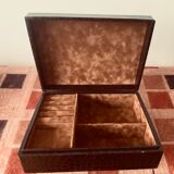 Leather jewelry box