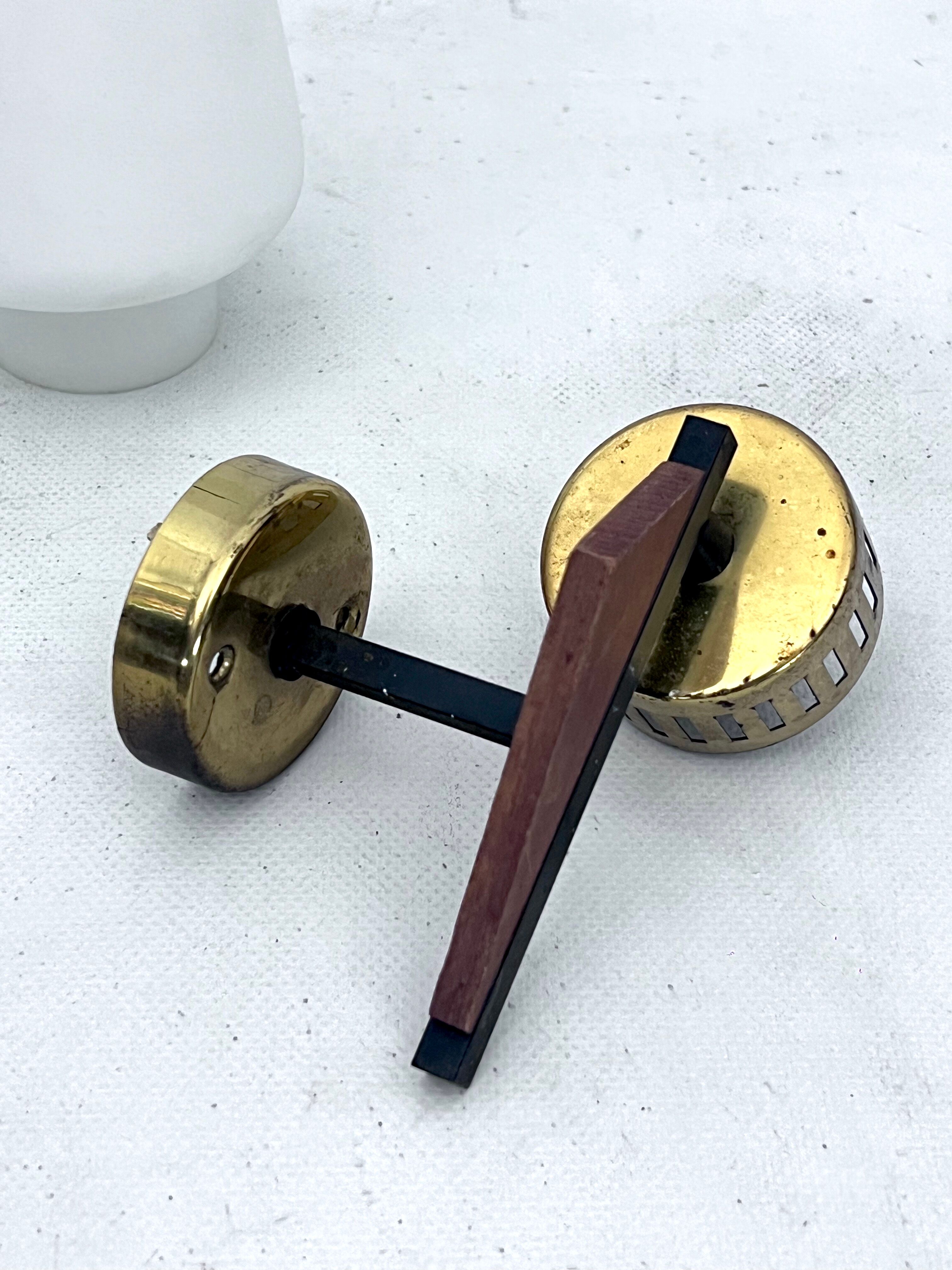 Mid-Century pair of sconces, Italy 1950s