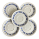 5 saucers "Cadiz" Villeroy & Boch