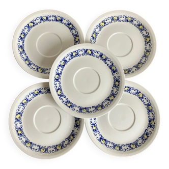 5 soucoupes « Cadiz » Villeroy & Boch