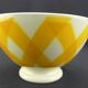 Large yellow bowl in Sarreguemines earthenware.