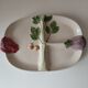 Plat de service barbotine