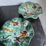 Pair of ceramic plates 50s/60s