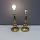 A set of beautiful table lamps in brass from Danish Frandsen Lighting 1980s