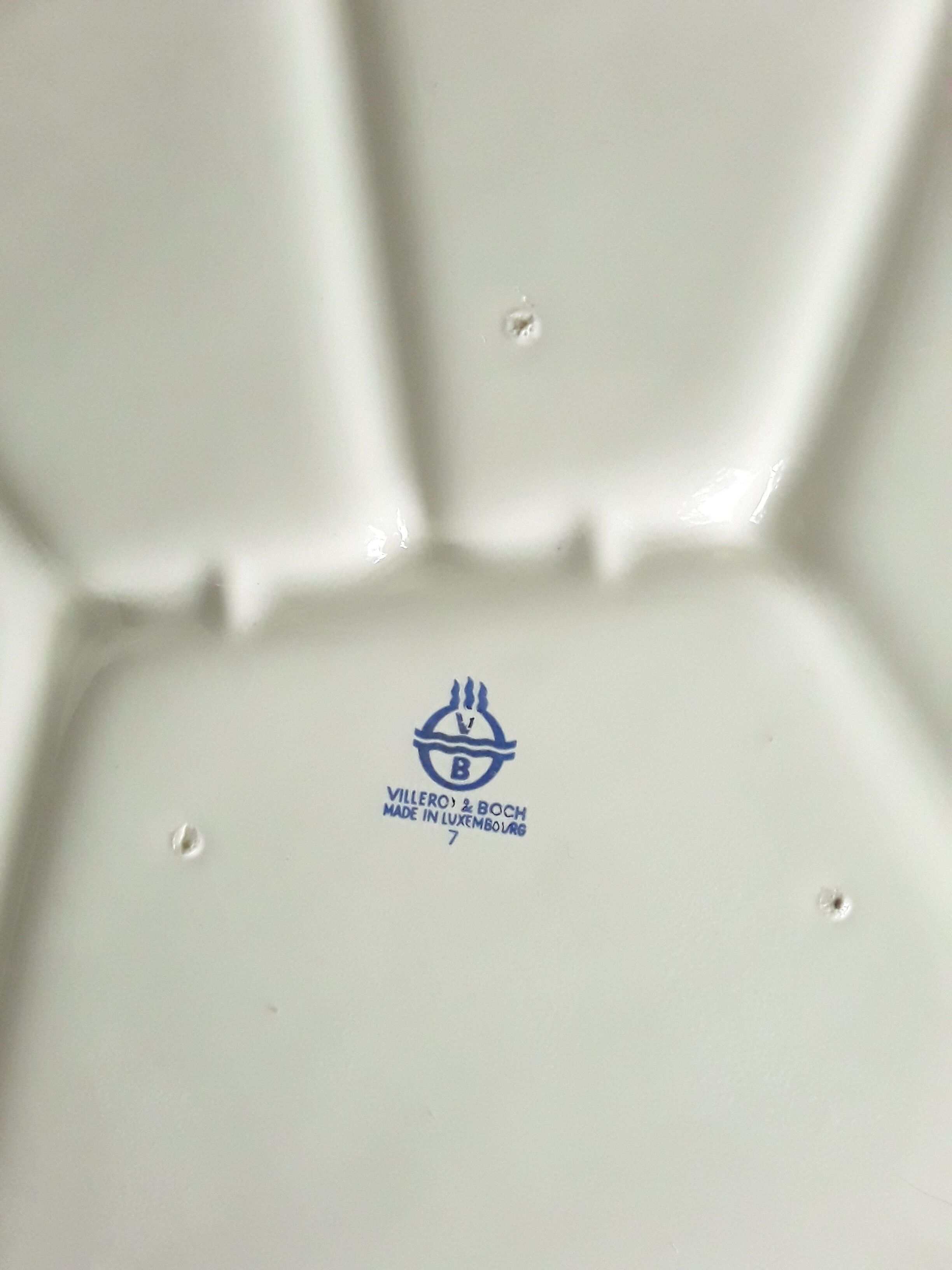 Vintage Villeroy and Boch fondue plates