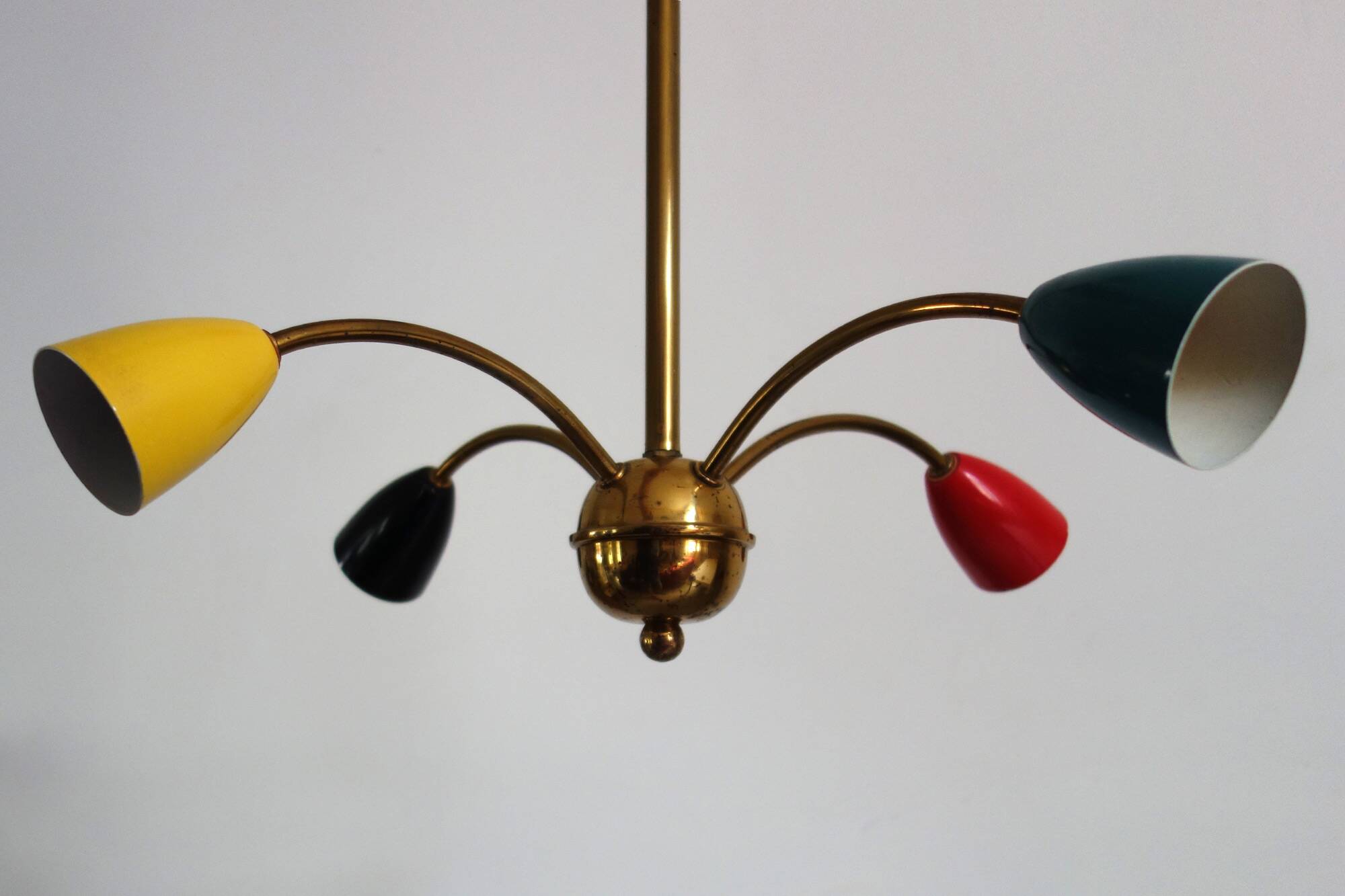Lustre Spoutnik 4 branches années 60