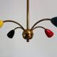 Lustre Spoutnik 4 branches années 60