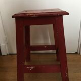 Painter red/bordeaux stool