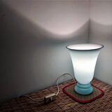 Hand-blown glass double layer table lamp cvv vianne co 1940/50