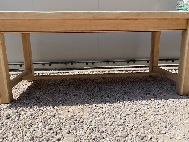 Stripped farmhouse table extensions up to 280 cm