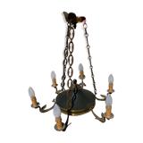 Empire-style chandelier in gilded bronze