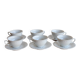 6 tasses à café et soucoupes – Winterling Bavaria