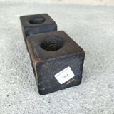 Vintage wooden candle holder.