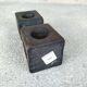 Vintage wooden candle holder.