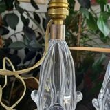 Pair of crystal lamp bases