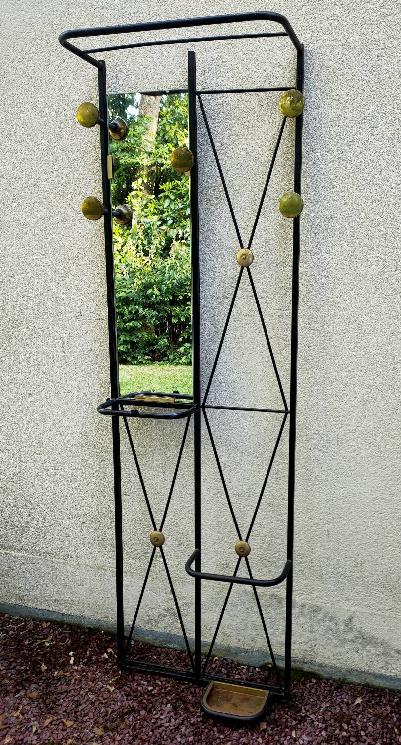 Vestiaire fer forgé vintage