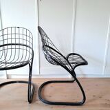 4 Sabrina chairs by Gastone Rinaldi for Thema