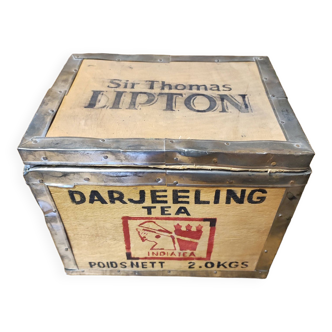 Coffret bois sur Thomas Lipton