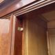 Louis XVI wardrobe, bronze oak and marquetry