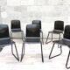 Lot de 6 chaises vintage Galvanitas S23