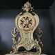 Louis XV style gilded bronze clock