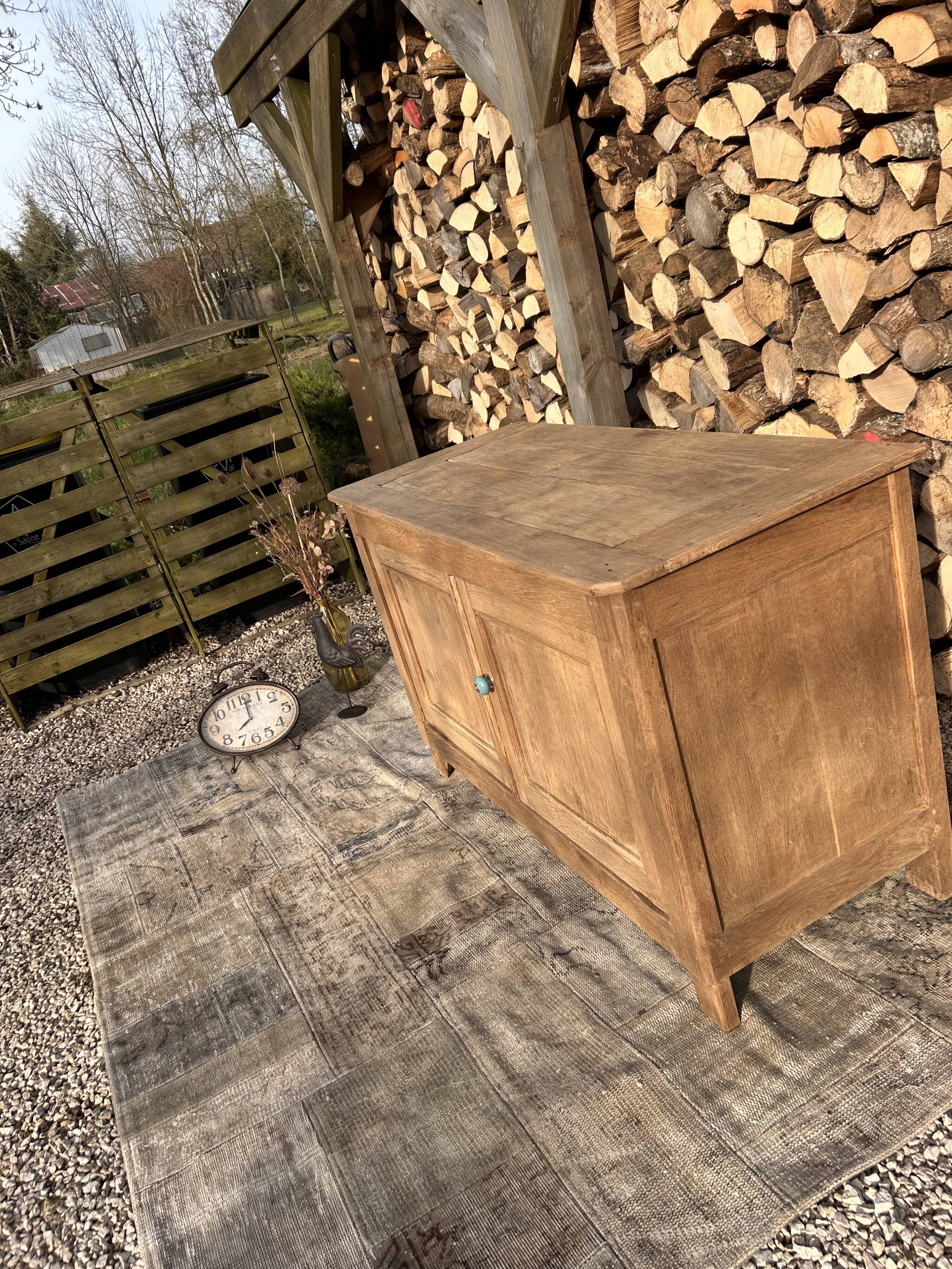 Renovated solid oak sideboard