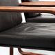 Fauteuil en frêne et cuir par Burkhard Voghterr pour Rosenthal, années 1970
