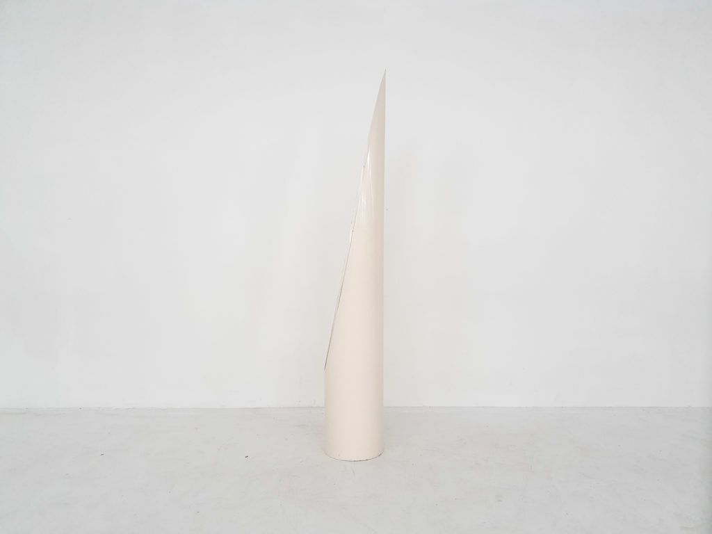 White Roger Lecal for Chabrieres and Co "Lipstick" mirror, France 1970's