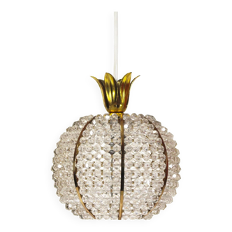 Lustre vintage par Emil Stejnar pour Rupert Nikoll Autriche 1960