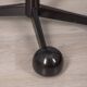 Vintage 1970s side table trolley in black metal and glass by allegri parma