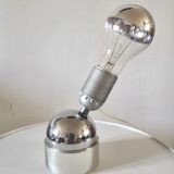 Culbuto lamp in steel design 70s