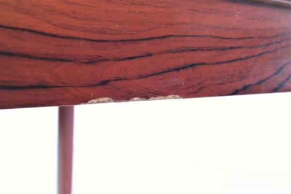 table basse carrée danoise rosewood années 1970