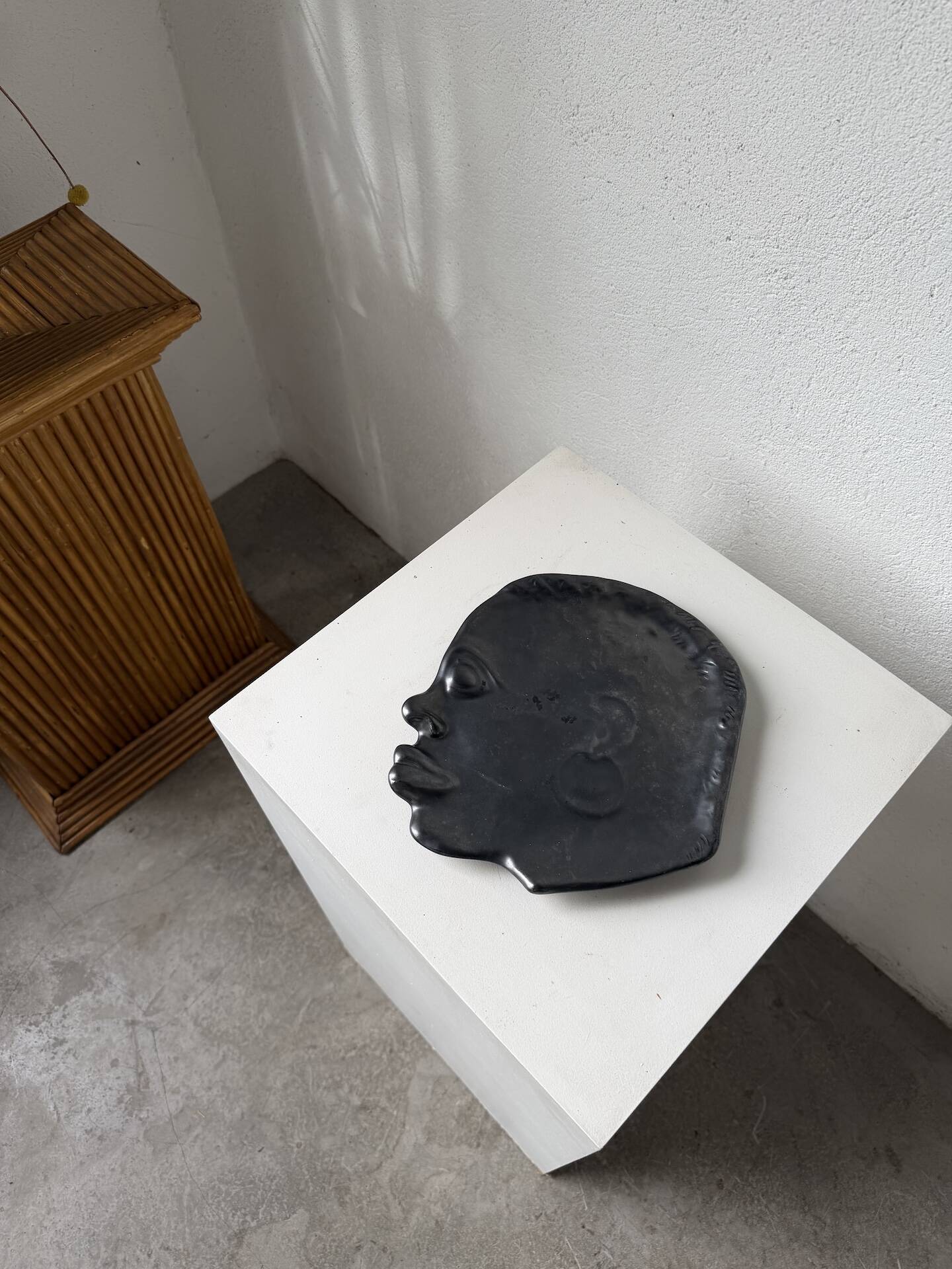 Assiette céramique visage 1950 GAM