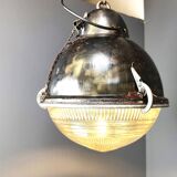 Industrial 'Ball' Lamps with Glass, 1930s