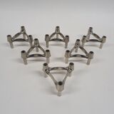 Set of six Ceasar Stoffi and Fritz Nagel for Quist candle holders, Germany 1950's