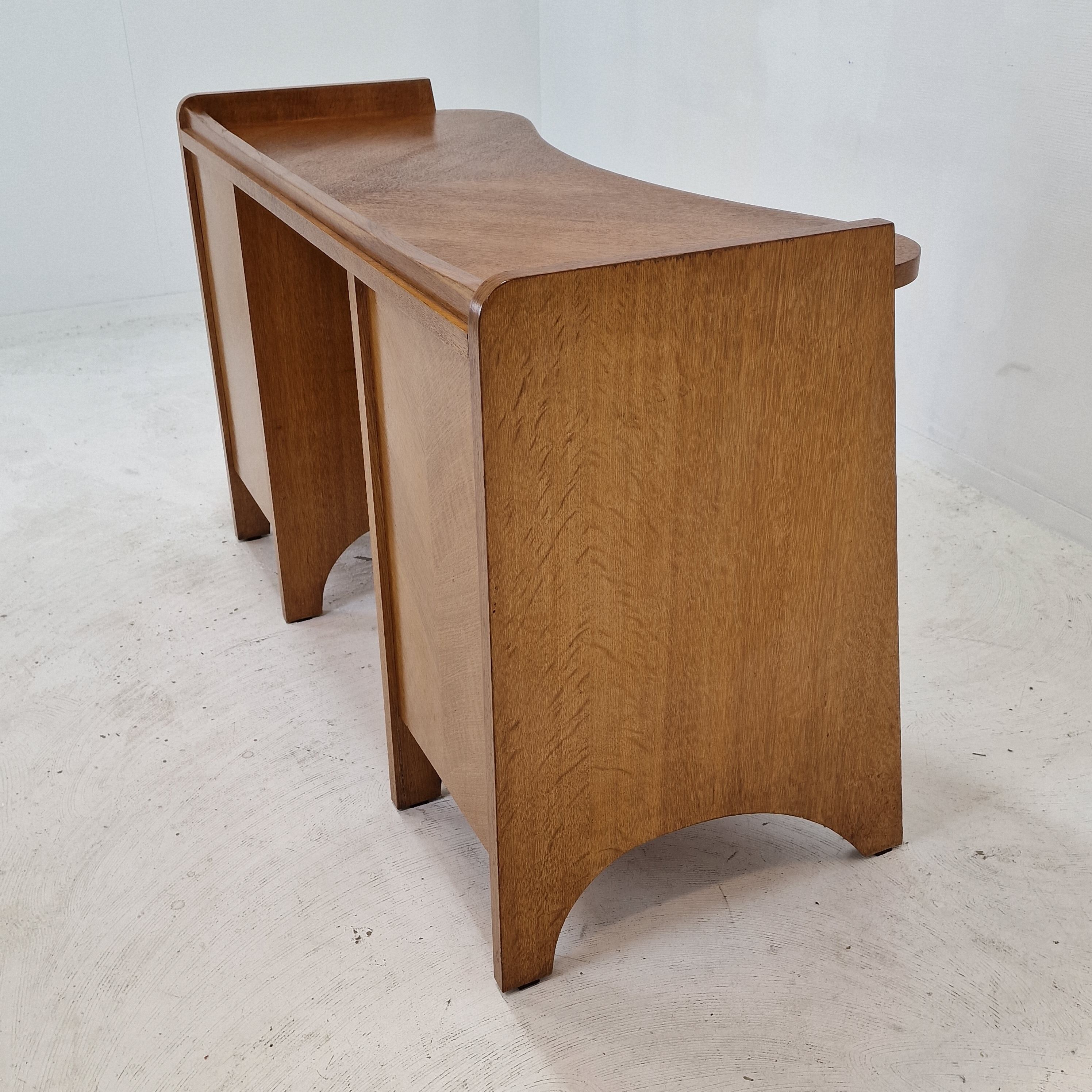Italian Oak Writing Desk, 1960s