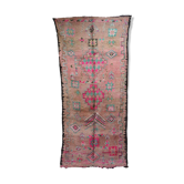 Tapis marocain rose - 149 x 348 cm