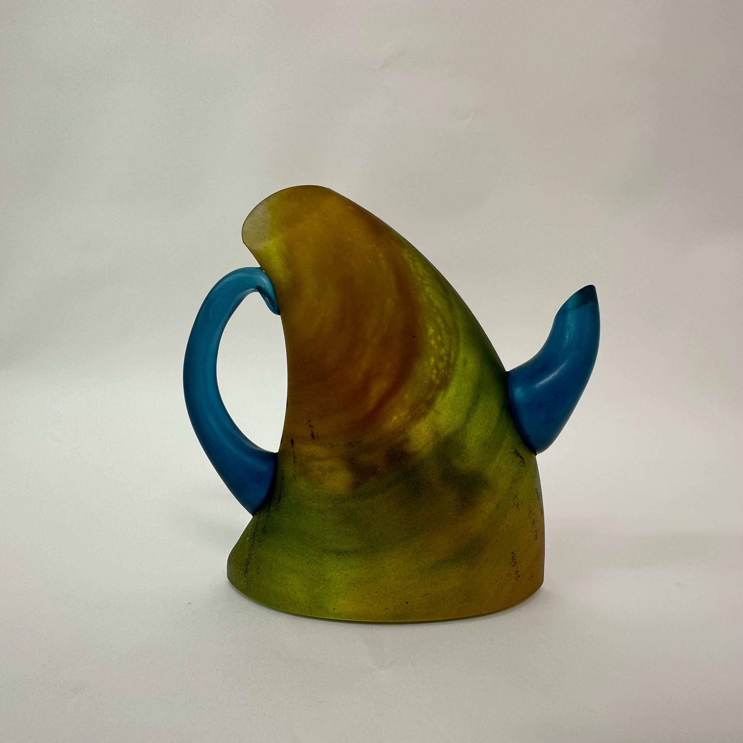 Kjell Engman for Kosta Boda Sweden Tea pot and mug Art glass , 1980's