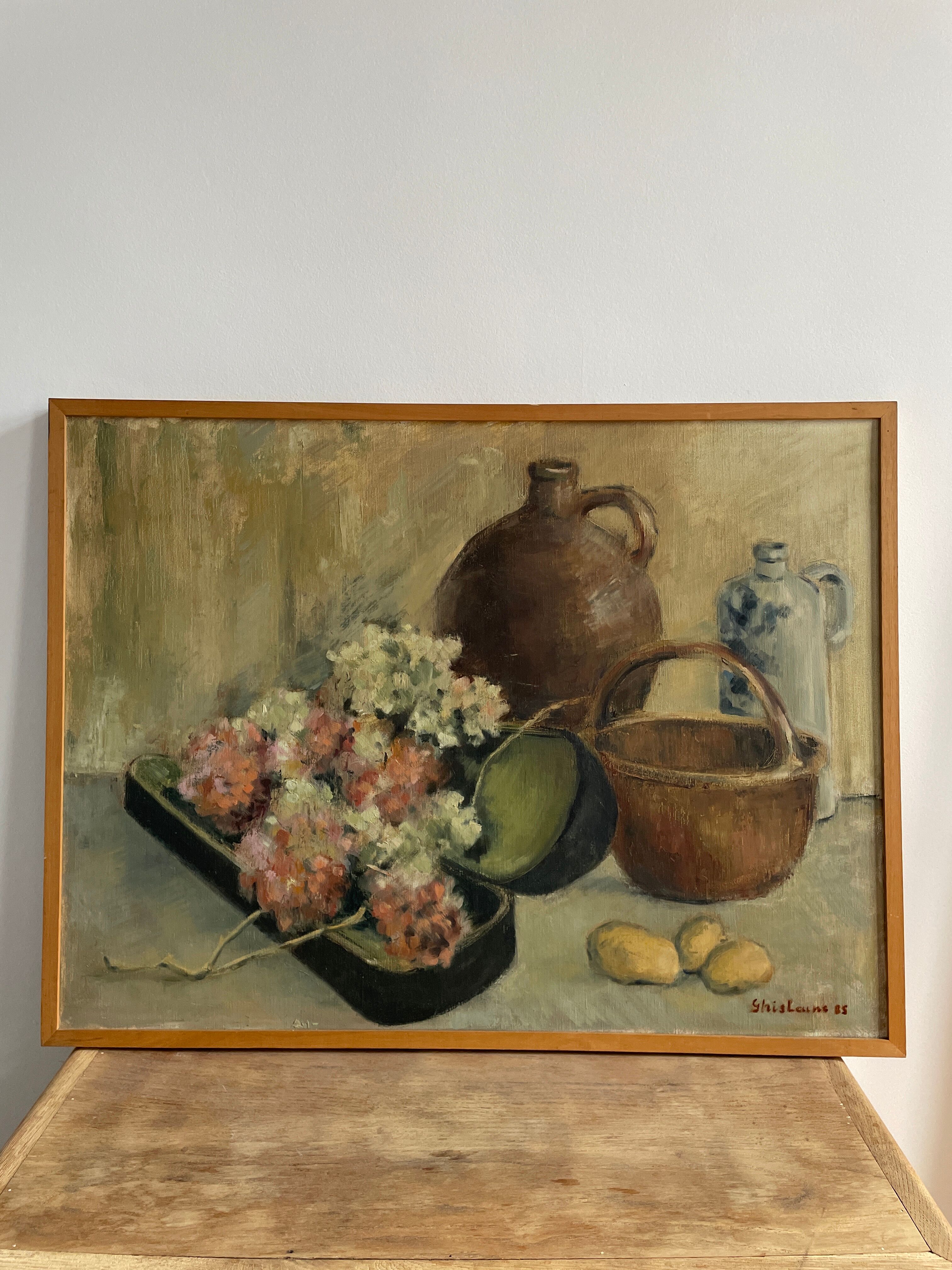 Old still life painting