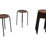 Set of 4 Vintage stools - work stool - Eromes Marko - 60s minimalist design